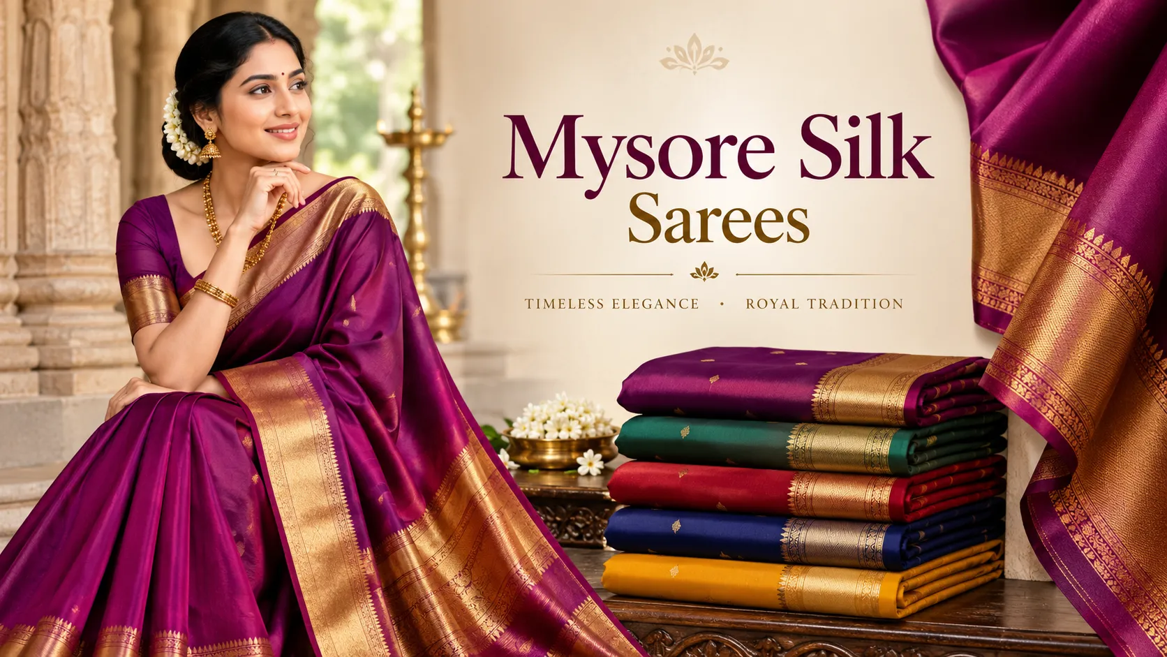 Mysore Silk Sarees - Experience the Royal Charm of Timeless Elegance – Tamirra Silks